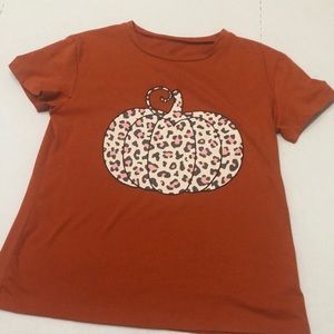 Ladies fall pumpkin shirt